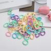 Goma de Pelo para Bebé de 2 cm No Maltrata el Cabello, Diadema para Niños, Cuerda para el Cabello de Niña, Anillo de Toalla para el Cabello Trenzado de Colores, 100 Alta Elasticidad