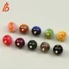 Botones redondos perlados de colores 10MM para cheongsam, traje Tang, Hanfu, 12 colores disponibles, botones para camisa en stock para venta al por mayor