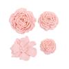 Accesorios para zapatos de agujeros DIY famosos en Internet flor de peonía rosa hebilla para zapatos haciendo funda para teléfono móvil accesorios de cuerda para horquilla