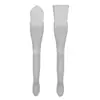 Cepillo de doble cabeza con cerdas suaves para mascarilla facial con espátula, herramienta aplicadora especial para limpieza de barro, para salón de belleza y cuidado de la piel
