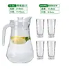 Tetera de Vidrio de Gran Capacidad para Agua Fría Juego de Vasos Gruesos para Agua Juego de Jarras de Vidrio para Cerveza Tetera Doméstica para Agua Fría