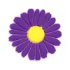 Decorações de tamanco com tema roxo, cogumelos de desenho animado, borboletas, flores, acessórios de sapato DIY, fivelas de sapato de borracha macia em PVC, exclusivamente para vendas transfronteiriças