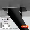 Fita de acabamento de borda de forro, perfil de junta de sombra de teto em liga de alumínio, canaleta em forma de T e em forma de U, fita de acabamento de junta de gesso
