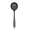 Colador de Silicona Olla Antiadherente Cuchara para Sopa Colador Utensilios de Cocina Resistente a Altas Temperaturas Cuchara Coladora Doméstica Cuchara Coladora para Fondue Cuchara Coladora de Mango Largo