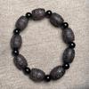 Artículos Promocionales para Transmisión en Vivo: Palo de Rosa Negro, Sándalo Rojo, Sándalo Verde, Sándalo Morado Pulsera de Cuentas Cilíndricas de 12 mm Joyería de Madera al por Mayor