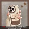 Para Apple 15promax Funda de Teléfono Móvil iPhone13/14 Patrón de Suéter Conejo 12 Funda Blanda Abullonada Xr Resistente a Caídas