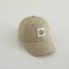 Chapéu Infantil Chenjing Primavera & Outono Novo Estilo Coreano Bordado com Letra Boné de Baseball para Menino Proteção Solar ao Ar Livre Chapéu de Proteção Solar para Menina