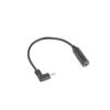 Adaptador de conversão de microfone 3.5 macho cotovelo 90 graus para 6.35 fêmea fone de ouvido de alta fidelidade órgão eletrônico cabo adaptador de áudio