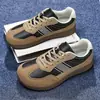 Zapatos de Hombre 2026 Estilo Nuevo Parte Superior de Piel Genuina Versátiles Zapatos de Tabla Retro Zapatos Deportivos Casuales de Caña Baja para Hombre Piel de Cerdo Zapatos de Entrenamiento Alemanes