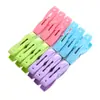 Clipes Plásticos Pequenos à Prova de Vento para Toalhas, Roupas, Meias, Roupas Íntimas, Cabides Multi-Clipes para Secar Colchas, Prendedores de Roupa, 20 Peças
