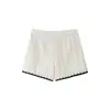 Comércio Exterior Atacado Verão Novo Estilo Europeu e Americano Colete Bordado com Ornamentos de Suzhou 1971150 Shorts Casuais 1971050