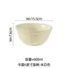 Conjunto de Louça Cerâmica Série Meia Lua Minimalista para Uso Doméstico, Combinação de Tigelas, Pratos e Colheres em Cor Sólida, Tigelas de Arroz, Travessas e Tigelas para Macarrão