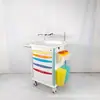 Carrinho de Entrega de Medicamentos de Dupla Face Médica em ABS de Fábrica, Carrinho de Distribuição de Medicamentos, Carrinho Multifuncional de Cuidados de Farmácia de Dupla Face, Vários Modelos