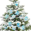 Decoraciones Navideñas de Madera con Forma de Copo de Nieve Copo de Nieve Muñeco de Nieve Calado Decoración Navideña Adornos Colgantes Decoración para Árbol de Navidad Festivo