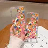 Capa de Celular Estilo Ilha de Frutas de Verão Adequada para Samsung S24 Magnética Acrílica Galaxy S25 Transparente Capa Protetora