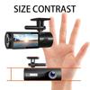 Cámara de salpicadero modelo privado de 2.0 pulgadas tipo espejo con WIFI HD, grabación frontal y trasera, visión nocturna, grabadora de conducción, DVR para coche