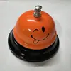 Cascabel de expresión colorida con la lengua afuera, campana de llamada para recepción, accesorio de respuesta para juegos de jardín de infantes, cascabel interactivo de entrenamiento para mascotas