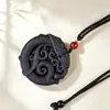 Etiqueta de incienso estilo antiguo pintada marca HeXiang, colgante para coche hecho a mano, adorno colgante para coche, charm de teléfono portátil, regalo, venta al por mayor de fábrica