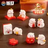 Popular estatueta fofa para micro-paisagismo, ornamentos de resina, vários estilos, adequados para transmissões ao vivo, atacado misto, decorações DIY e pequenos ornamentos de mesa