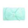 Diadema Elástica de Nylon Tejida a Mano de Color Sólido con Lazo de Ala Ancha para Niños, Amazon Europeo y Americano Transfronterizo, Accesorios para el Cabello Infantil 228