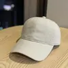 Boné de Baseball de Linho Estilo Coreano Cor Sólida Aba Macia para Homens e Mulheres Simples Fashionável Versátil Respirável Casual Novo Estilo Boné Trucker Tendência