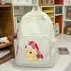 Nova Mochila Bordada de Comércio Exterior para Alunos do Ensino Fundamental Bolsa Escolar de Alto Valor para Meninas Estilo Japonês Leve Grande Capacidade Mochila Casual