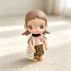 Sueño de Zsiga Escala 1/8 Muñeca de 20 cm Ropa Falda Corta Estampado de Leopardo Vestido Fresco y Dulce para Muñecas