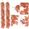 Enredaderas de Plantas Artificiales, Enredaderas de Eucalipto de Primavera, Hiedra Verde para Decoración del Hogar, Enredaderas Artificiales de Hoja de Azufaifo