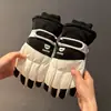 Guantes de Esquí Lindos de Dedo Completo con Pantalla Táctil para Mujer en Invierno, Cálidos para Ciclismo, de Terciopelo y Engrosados, a Prueba de Frío y Repelentes al Agua para Montar Bicicletas Eléctricas