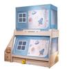 Categoría Red Mosquito para Cama Litera Materna e Infantil, Red Mosquito para Cama de Hijos y Suegros con Ventana, Red Mosquito Trapezoidal Oscurecedora para Dormitorio de Estudiantes