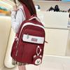 Mochila de Mujer 2025 Nueva de Alto Valor Gran Capacidad Mochila Casual Moderna Ruiying Ligera Mochila Escolar de Oso de Dibujos Animados