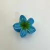Presilha de Cabelo Flor de Plumeria Colorida Transfronteiriça da Amazon Clip Shark Elegante Vintage Feminino para Meio da Cabeça