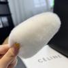 Pinza para el cabello Mao Mao Corea del Sur Ins Cabello de conejo Rex real Pinza para el cabello de felpa linda de gran tamaño Lado de piel Tarjeta BB Celebridad de Internet