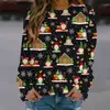 Nuevo suéter estampado para hombre de comercio exterior transfronterizo Europa y Estados Unidos Navidad Amazon AliExpress estación independiente