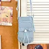 Bolsa transversal para celular para mulheres, bolsa leve para garrafa de água para passeios, pequena mochila para caminhada, bolsa de ombro leve casual