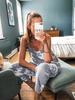 Ropa de Mujer Transfronteriza 2020 Verano Amazon ebay Venta Caliente Estampado Tie-dye Sling Bolsillo Pantalones de Tirantes 2238