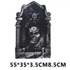 Piedra Sepulcral de Espuma para Halloween Festival de Fantasmas Set de Barra de Piedra Sepulcral Adornos de Piedra Sepulcral Mesa de Tumba Accesorios de Fotografía