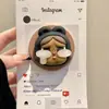 Fofo Estilo Japonês 3D Shin-Chan Bumbum Magnético com Suporte Compatível com Celulares Magsafe, Adesivo Forte para Uso em Mesa