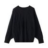 Suéter de punto con cuello redondo y flores retorcidas, de cachemira hueca, para mujer, holgado, informal, para otoño e invierno, nuevo para uso exterior.