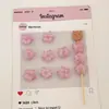 Cuentas sueltas acrílicas de agujero recto, cuentas de estrella de cinco puntas rotas, materiales para accesorios de joyería DIY para pulseras y collares
