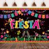 Fondo de carnaval transfronterizo de Amazon México, tela colgante, decoración de fiesta, fondo de bandera, tela decorativa