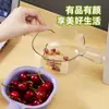 Cesta de Drenaje de Dopamina de Doble Capa para Uso Doméstico, Linda Cesta de Frutas con Funciones de Lavado y Drenaje, Bandeja de Frutas Engrosada y Cesta para Lavar Verduras