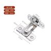 Hebilla de puerta sin perforaciones Hebilla para puerta corredera de inodoro Hebilla para cerradura de puerta de mueble Hebilla Perno de acero inoxidable Pestillo de puerta de habitación hebilla