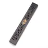 Caixa de Incenso de Jacarandá, Queimador de Incenso, Suporte de Incenso de Madeira, Suporte para Palitos de Incenso, Ornamento Vintage, Incenso de Qingming