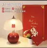 Lámpara de mesa recargable de regalo creativo, lámpara de mesita de noche para dormitorio, nueva luz nocturna de larga duración para celebración de boda, regalo romántico para recién casados
