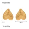 Para agradecer aos novos e antigos clientes, a Jieding oferece brincos versáteis para mulheres, estilo europeu e americano, aço inoxidável banhado a ouro 18k, atacado