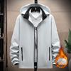 Explosiones de Invierno Chaqueta Exterior para Hombre Cortavientos con Forro Polar para Hombre Chaqueta Deportiva Casual de Moda Otoño e Invierno Logotipo Imprimible