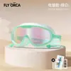 Gafas de Natación, Venta Caliente Transfronteriza Impermeables Antivaho Galvanizadas para Adultos con Marco Grande, Equipo y Suministros de Natación al por Mayor