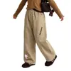 Pantalones de hoz casuales de otoño para niñas 2026 Estilo nuevo Ropa para niños medianos y grandes Elegantes Versátiles Sueltos de pierna ancha Pantalones deportivos