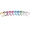 Fabricante Hebilla de Aleación de Aluminio en Forma de Corazón DIY para Ropa Infantil Gancho Mini en Forma de Corazón para Bolsos Pequeños